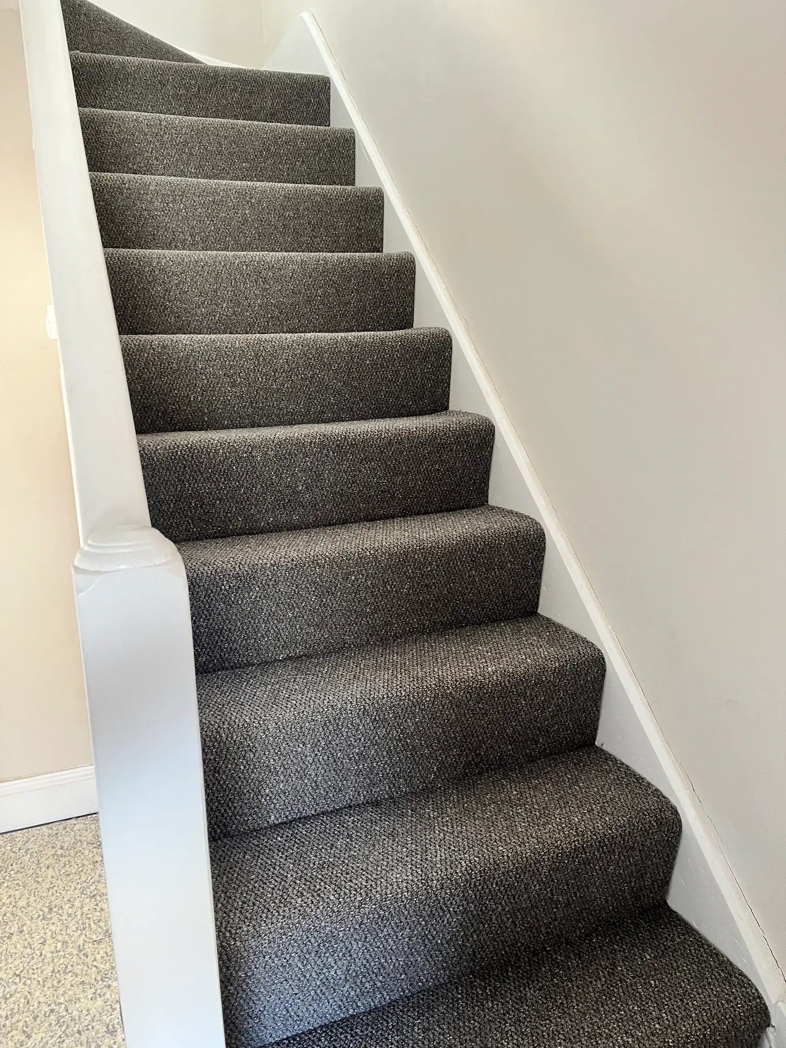 Neath carpet and lino installation